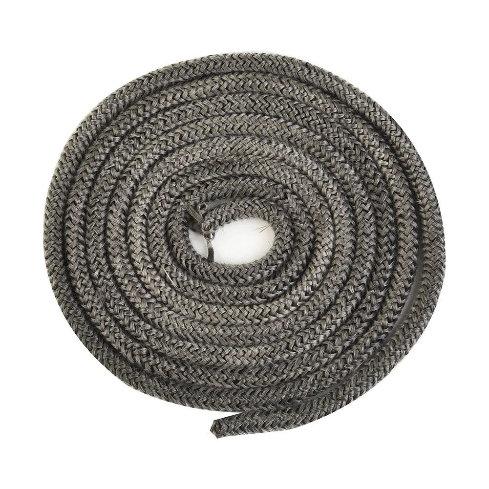 

1pc 6mm/8mm Fiberglass Rope Seal Wood Stove Door Gasket Seal Fireplace Chimney Appliances For Boiler And Industrial Oven