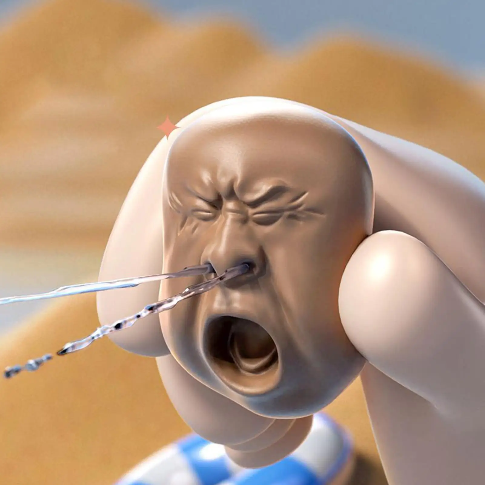 

Water Sprinkler Toys Novelty Pinch Tea Pet Figure for Pools Tricky Squeeze Toys Party Favor for Men Women Girls Teens Children