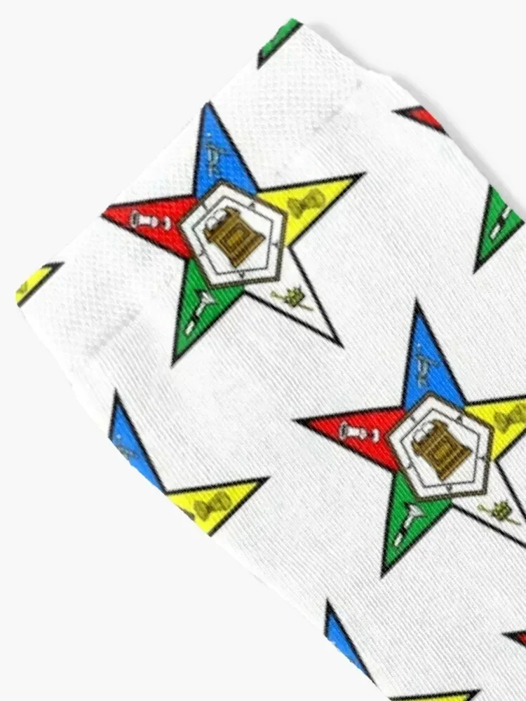 Order Of The Eastern Star Logo Socks men cotton high quality cool Run bright garter Socks For Man Women's