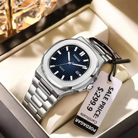 2024 New Luxury Men Quartz Watches 30M Waterproof Automatic Date Watch Man Stainless Steel Sport Chronograph Watch for Men Clock