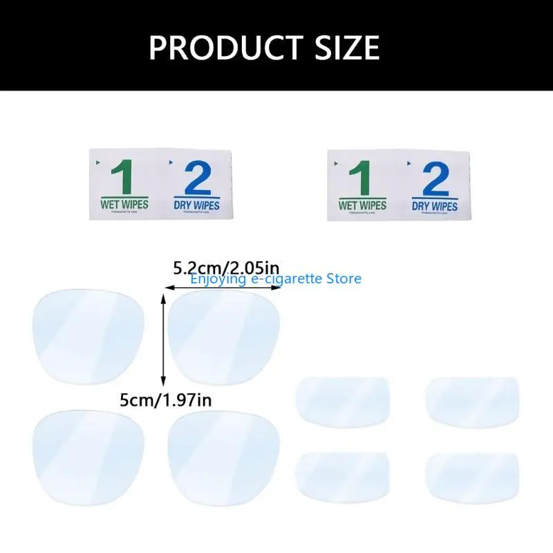 AR Eyewears Displayschutzfolie für XREALOne mit Anti-Fingerprint-Beschichtung und verbessertem Seherlebnis Y4QF – Detail 6