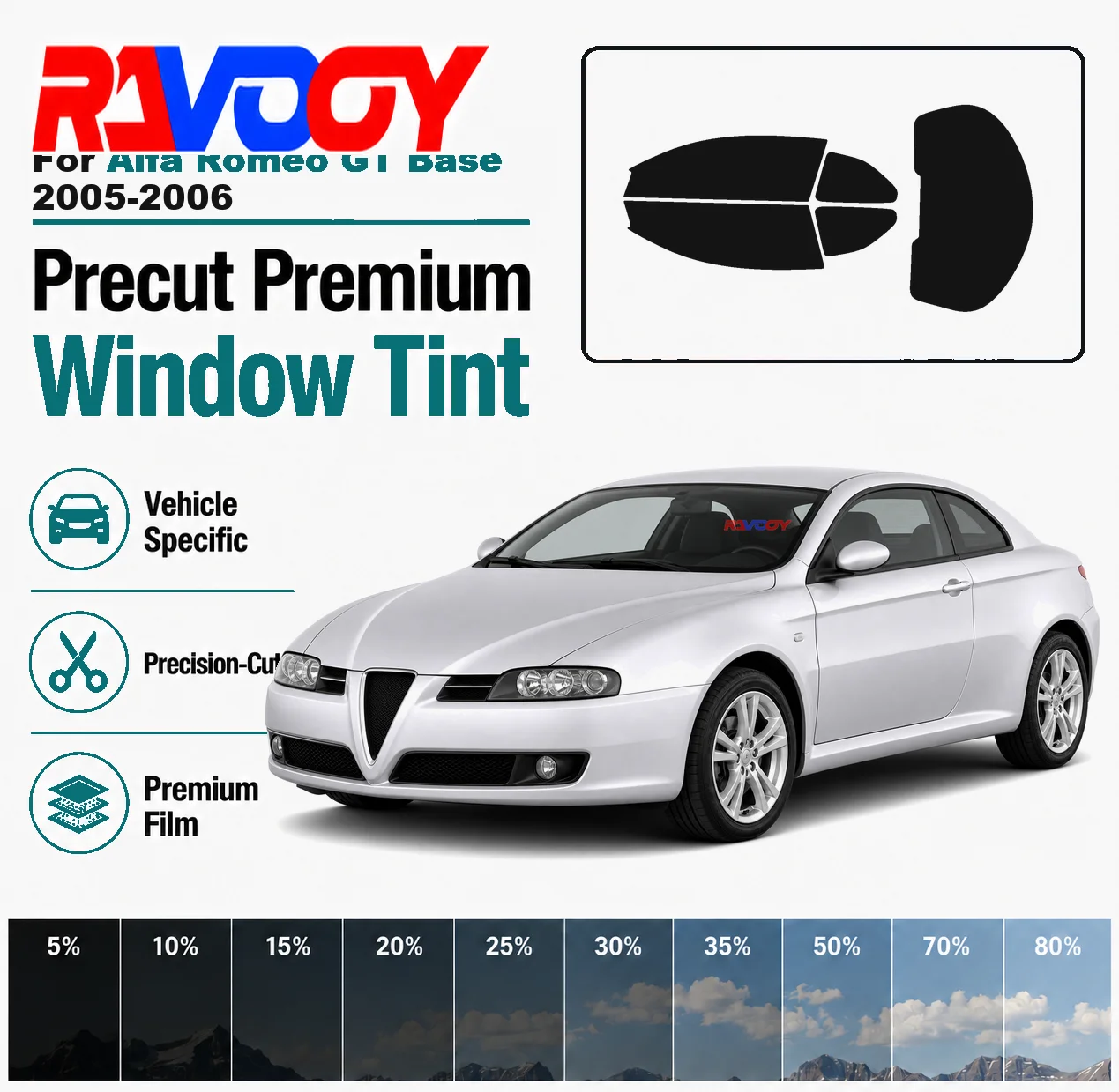 for-alfa-romeo-gt-base-2005-2006-ravooy-pre-cut-window-tint-film-vehicle-specific-full-kit-front-rear-windows-precision-cut
