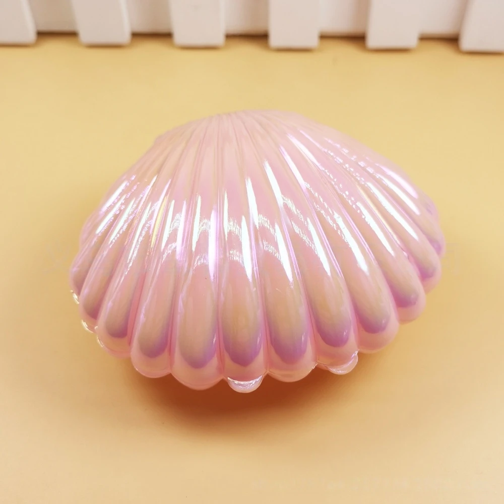 10 stuks gegalvaniseerde schattige schelp geschenkdoos voor bruiloft, Valentijnsdag, verjaardag, carnaval souvenir, snoep geschenkdoos decoratie