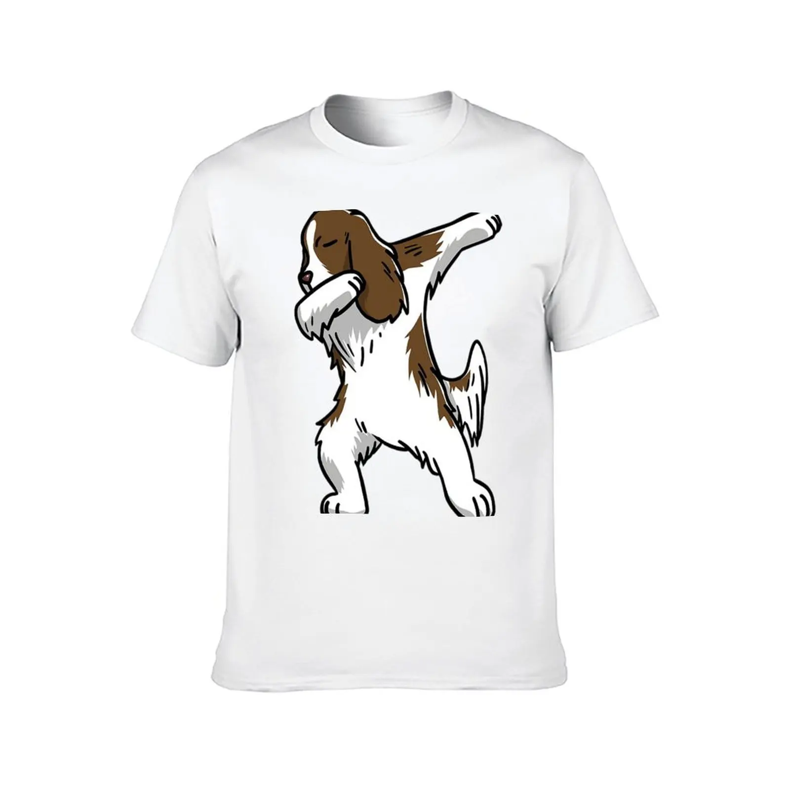 Funny Dabbing English Springer Spaniel dog Dab Dance T-Shirt t shirt man plain man t shirt summer T-Shirt