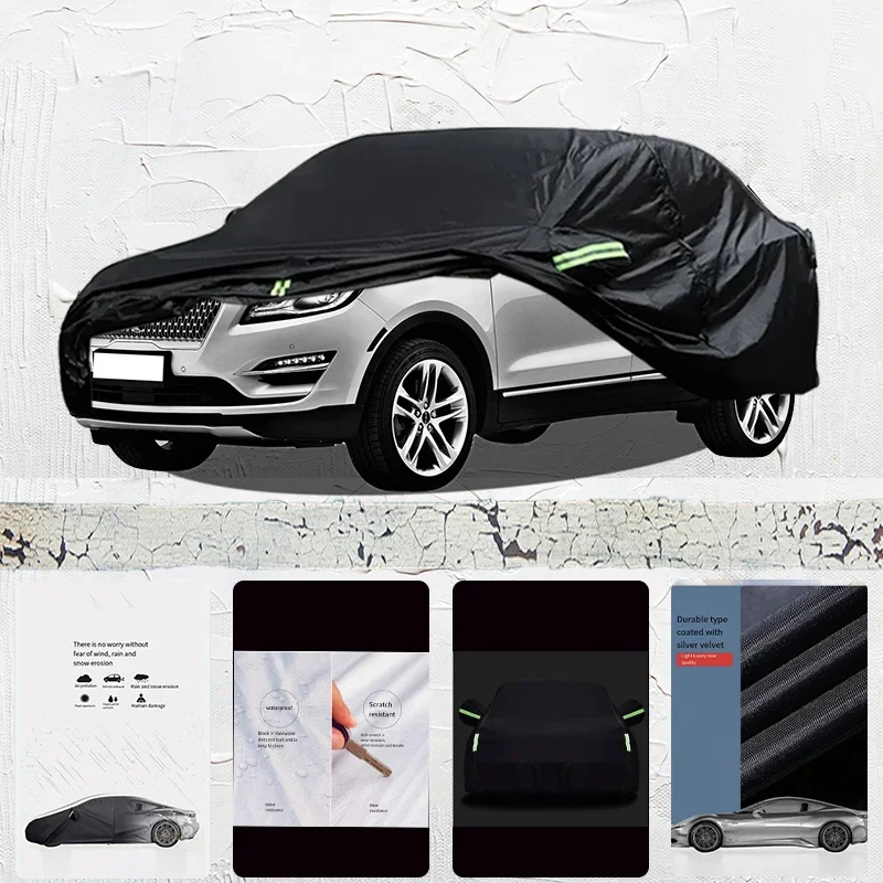 

For Lincoln MKC Anti-UV Sun Shade Rain Snow Resistant Dustproof Black cover Car umbrella Full Car Cover Outdoor Protection