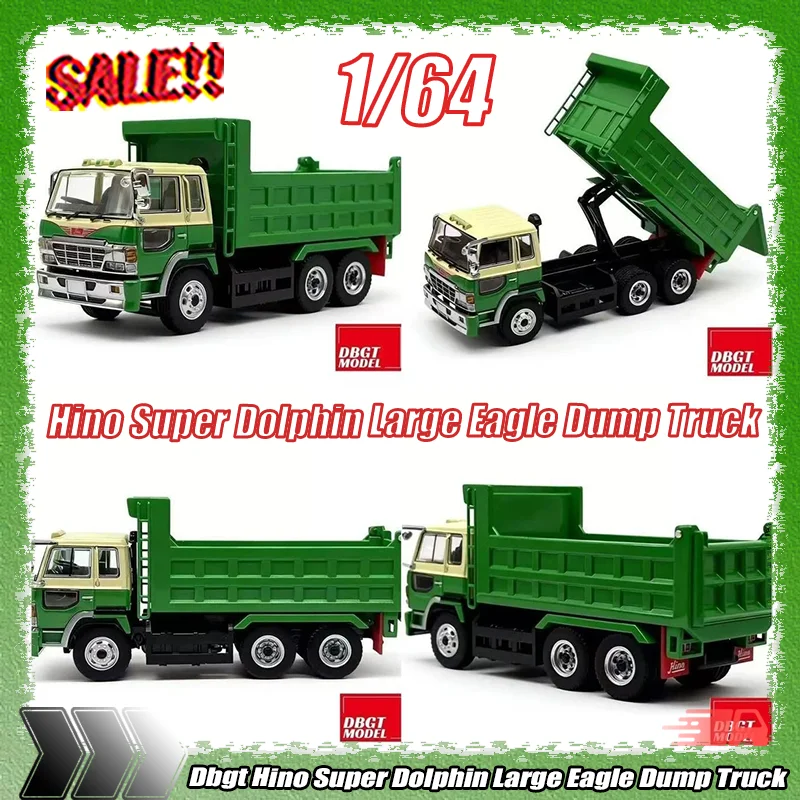 

1:64 Alloy Model Dbgt Hino Super Dolphin Large Eagle Dump Truck Simulation Miniature Die-Cast Car Custom Children'S Toy Ornament