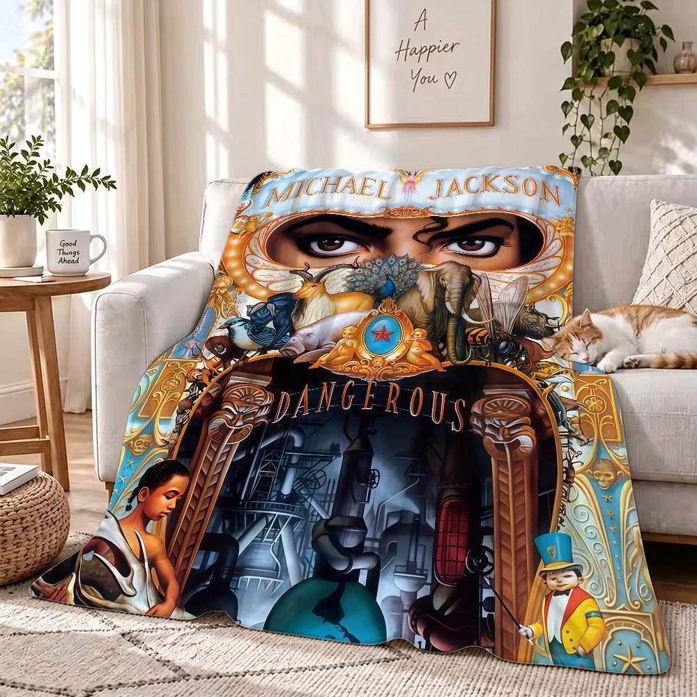 Singer Michael Jackson Blanket Perfect For Sofas Beds Offices Travel Camping Chairs Warm Thick Plush Blanket All Season Use