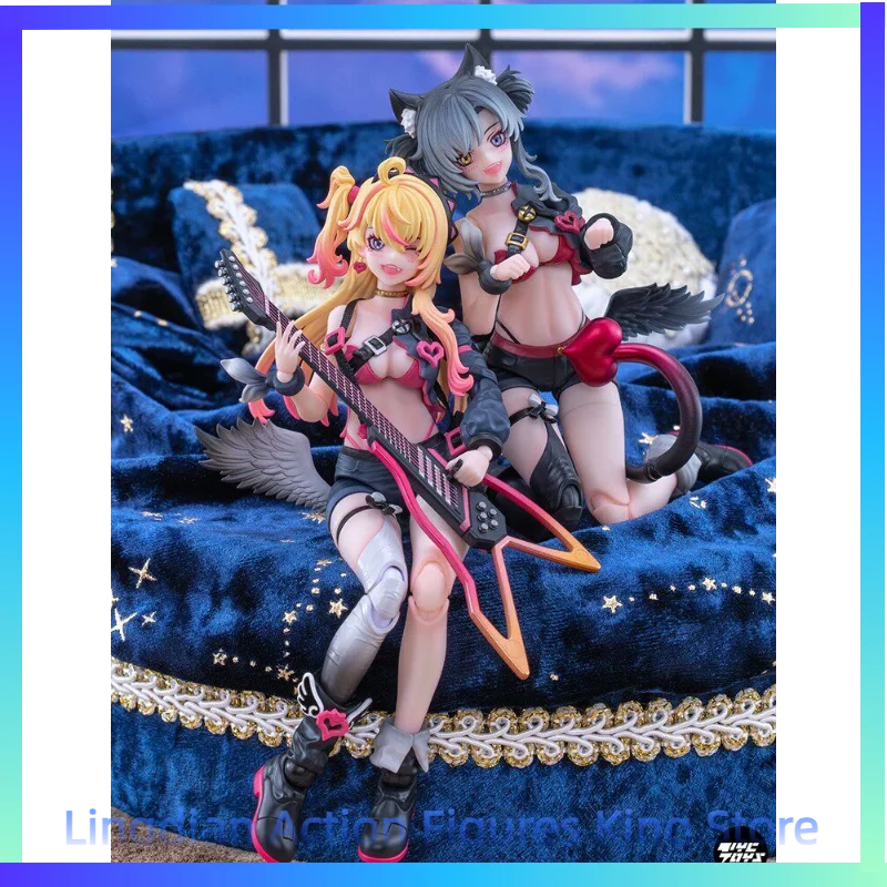 

Dimensional Figuration 1/12 Xingchuan Maomao Magic Sound Angel Yellow Hair Green Hair Action Figure Toy Collection Gift