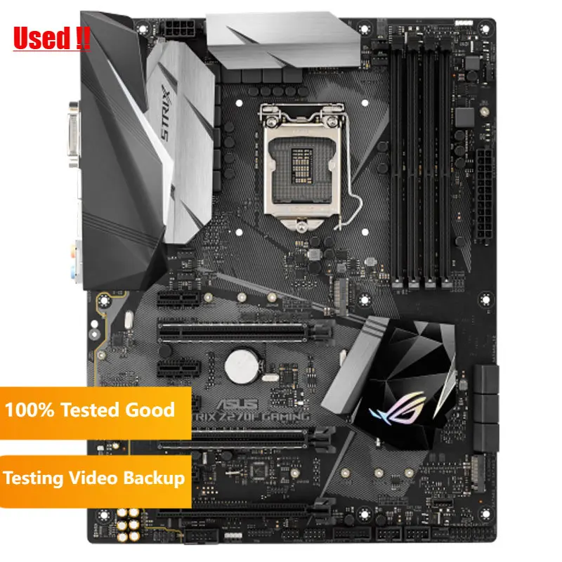 Asus ROG STRIX Z270-F GAMING سطح المكتب اللوحة الأم المقبس LGA 1151 i7 i5 i3 Z270 DDR4 USB3.0 اللوحة الرئيسية لوحات الكمبيوتر