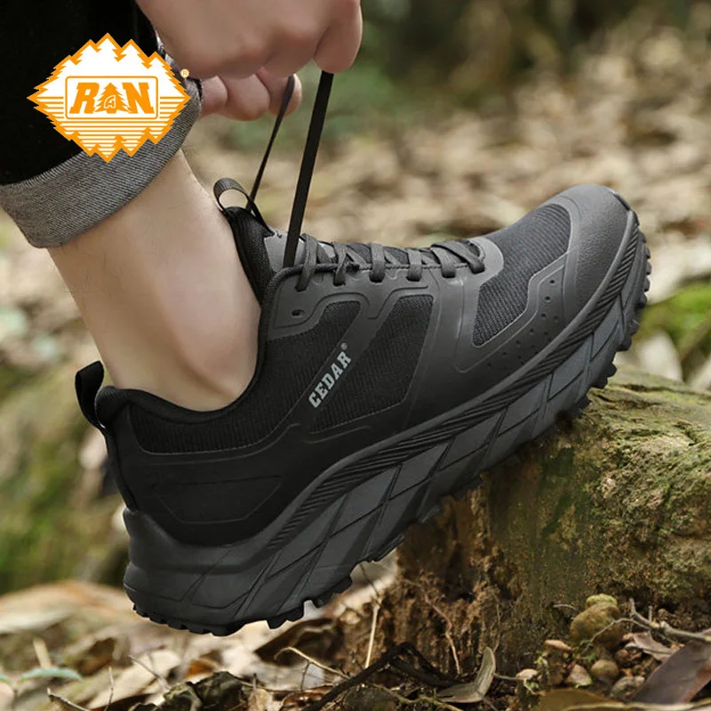 

RAN Hiking Shoes Men waterproof Anti slip trekking Climbing Mountaineering Women Lightweight Outdoor sneakers ankle travel Shoes
