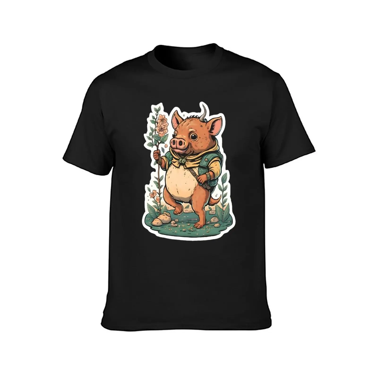 Copy of whimsical and anthropomorphic animals engaging in human-like activities. sticker T-Shirt blanks mens champion t shirts