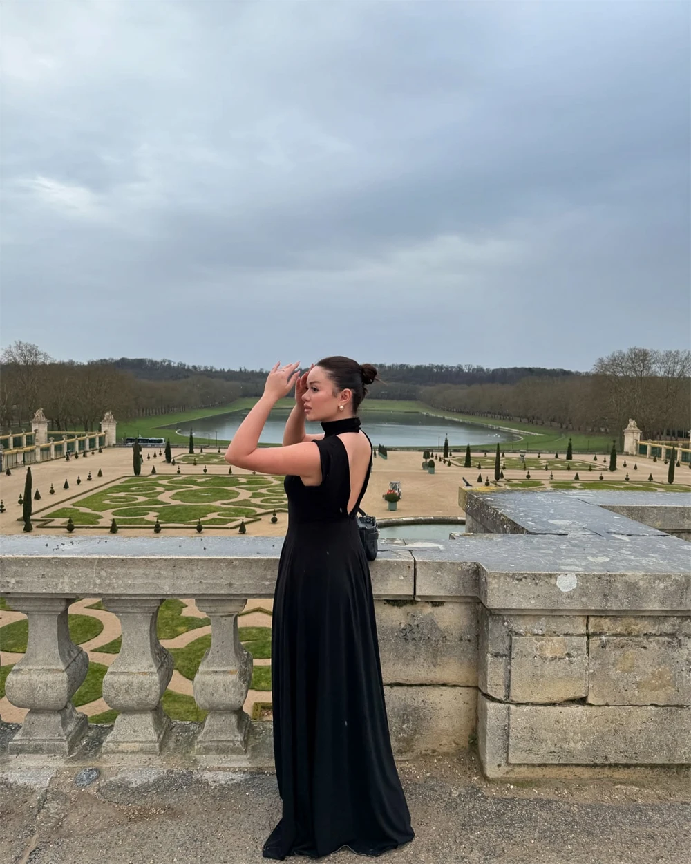 

Customized Luxury Black Jersey Evening Dresses Exquisite O-Neck Sleeveless Homecoming Dress Fashion Special Occasion Gowns