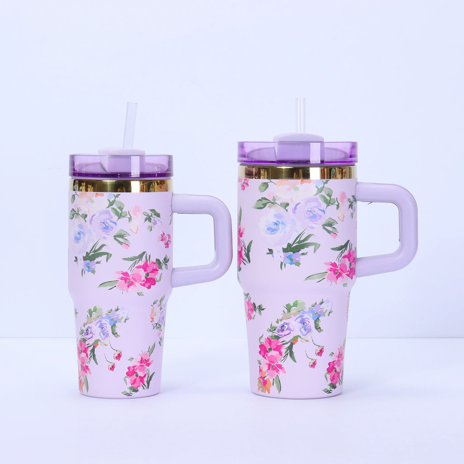 

New 20OZ stainless steel drum type tibial drive insulated cup with straw and lid, large capacity car cup