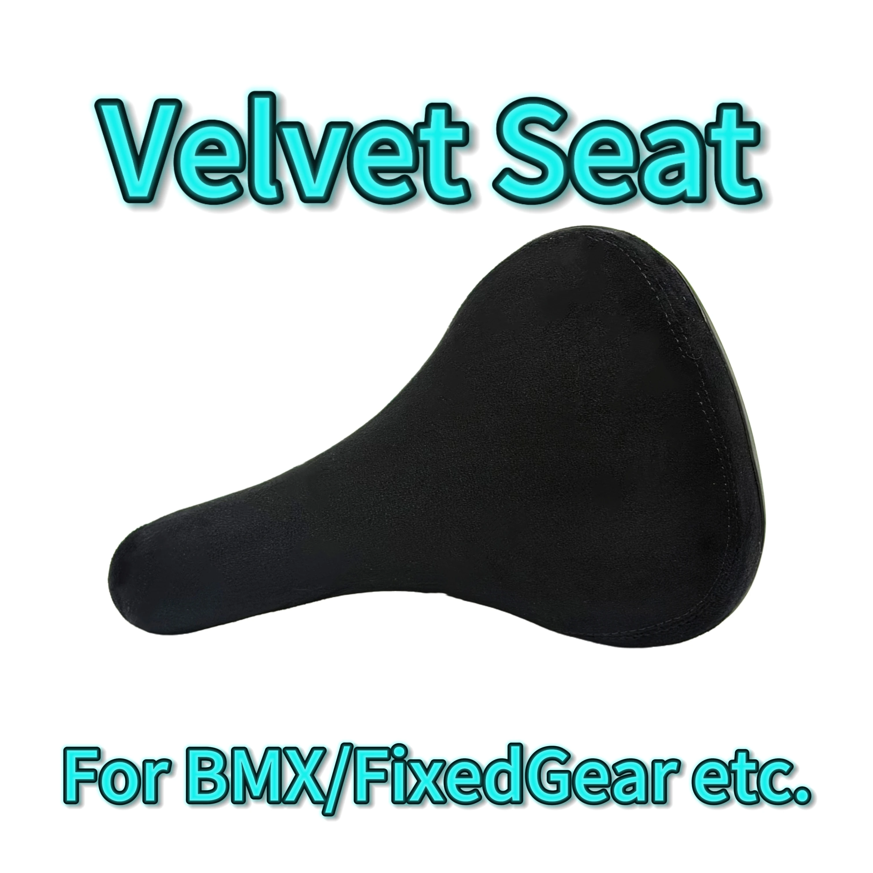 VOLE VLD45 BMX Fixed Gear Vintage Velvet Fiber Sitz Bequemer Sattel Fahrraderlebnis für städtischen Pendeln und Straßenreiten – Detail 2