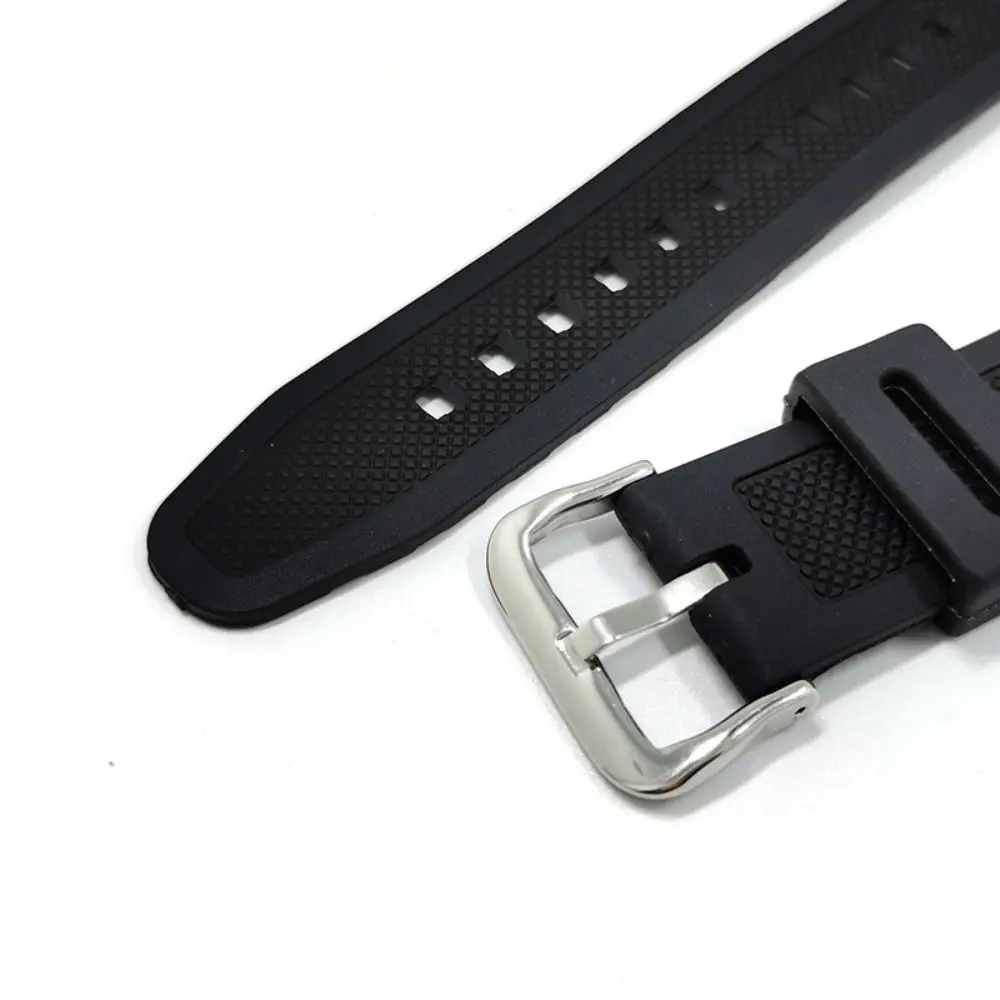 Sports Silicone Strap Pin Buckle Men Women Silicone Watch WristBand Soft Watchband for C-asio G shock SGW100 Watch Accessories