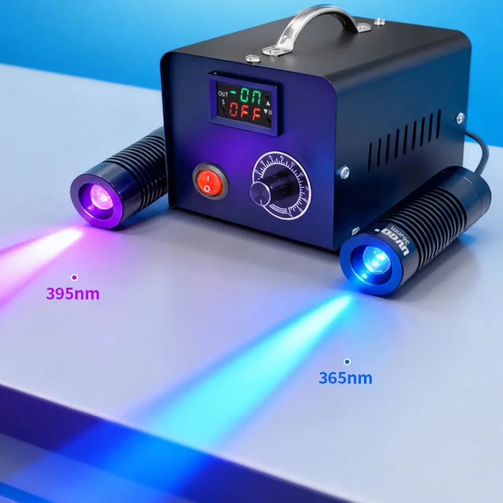 LED UV Curing Lamp UV Spotlight High-Intensity 395nm 365nm and Fast Curing Shadowless Adhesive Research Experiment Phone Repair