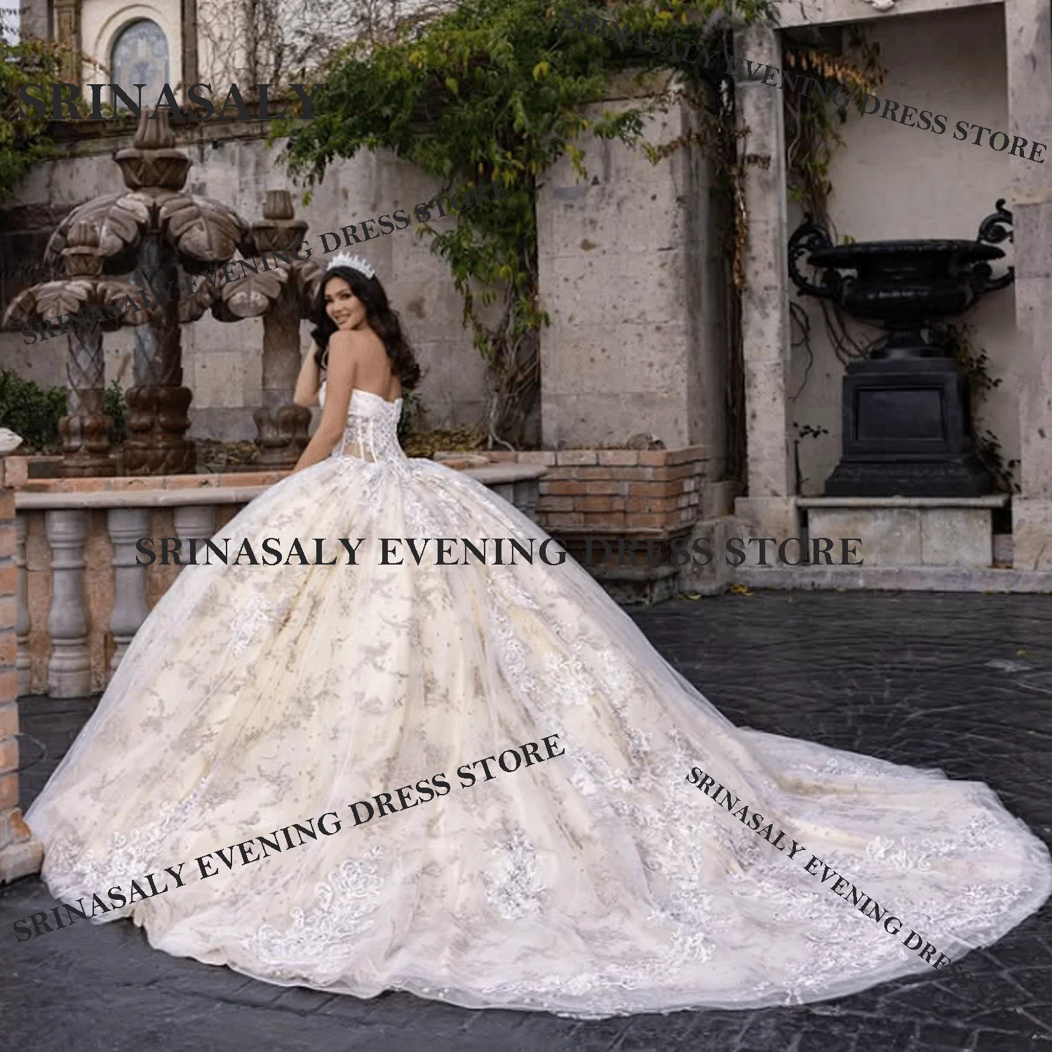 

Luxury Mexican Off Shoulder Quinceanera Dress Customized Ball Gown Princess Applique Beading Corset Sweet 16 Vestidos De 15 Años