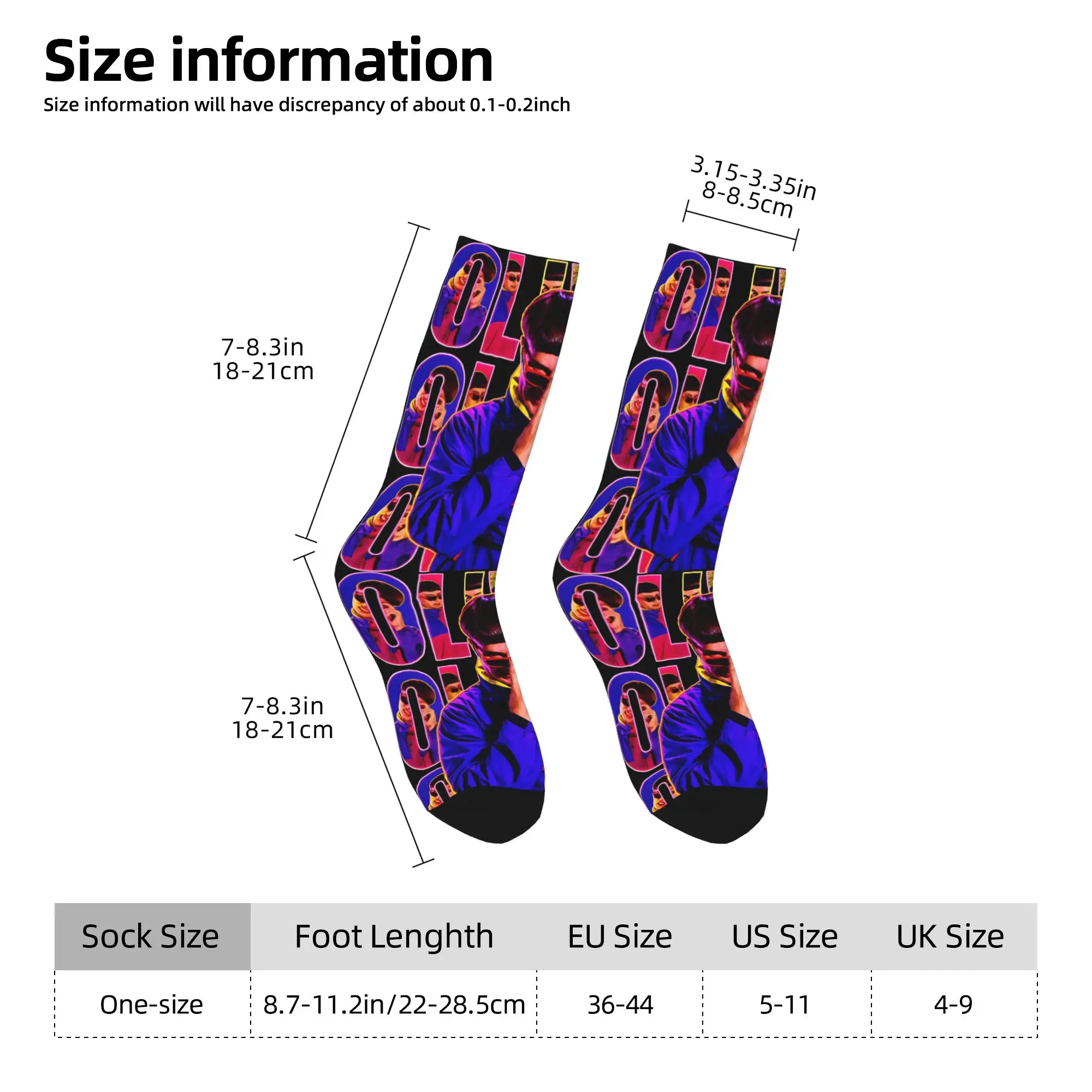 Fashion In loving memory OT Oliver Tree Soccer Socks  Polyester Long Socks for Unisex Sweat Absorbing