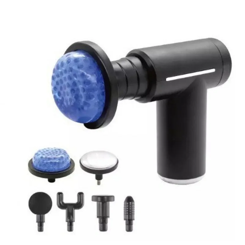 

Electric Massage Gun with 6 Heads Heat and Cold Muscle Fascia Relaxation Features Tool