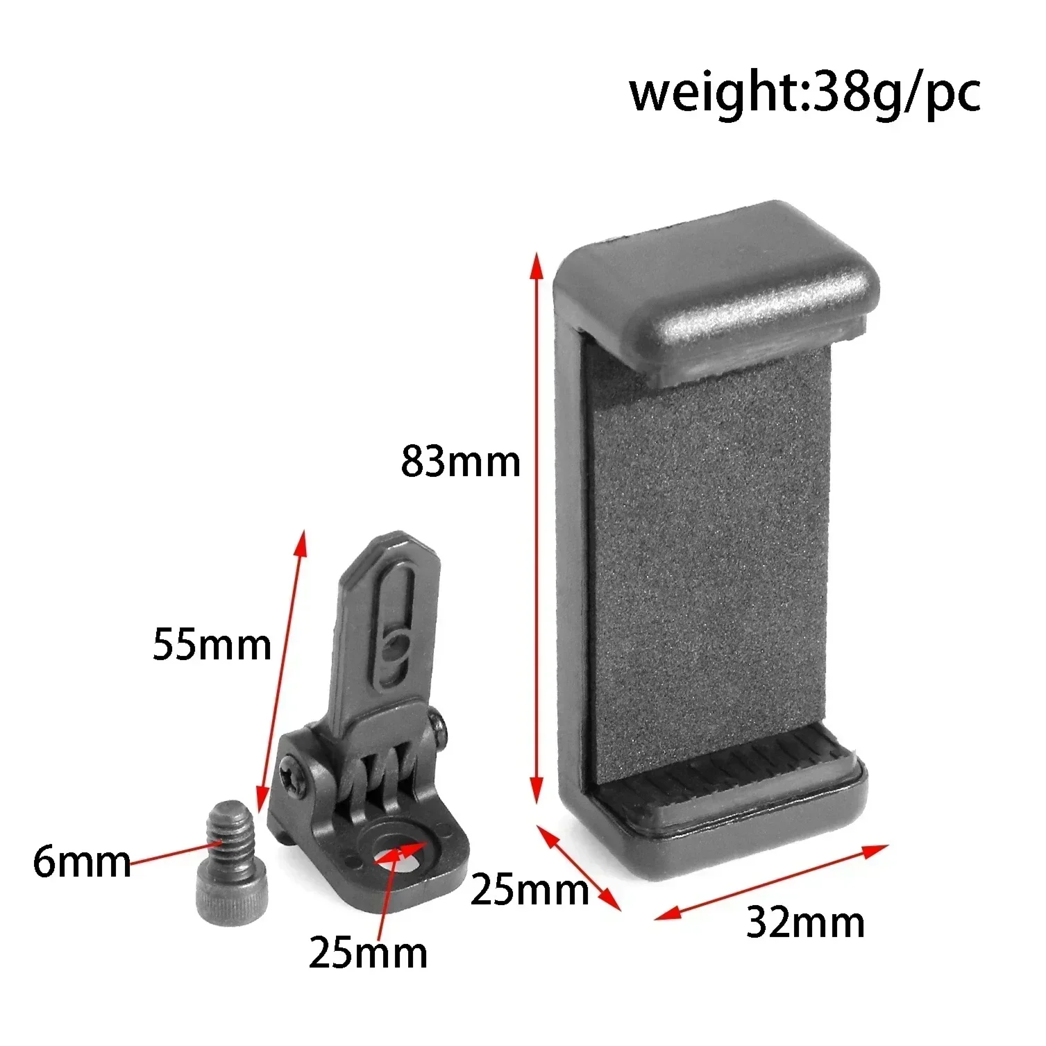Metal Transmitter Phone Mount Holder for Flysky G7P FS-G7P Remote Controller Upgrade Parts Accessories