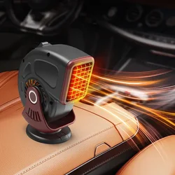 Hipacool Portable Car Heater 12V / 24V Heater Fan Winter Car Windshield Fast Heating Defrost Defogger Dual Mode Cooler & Heater