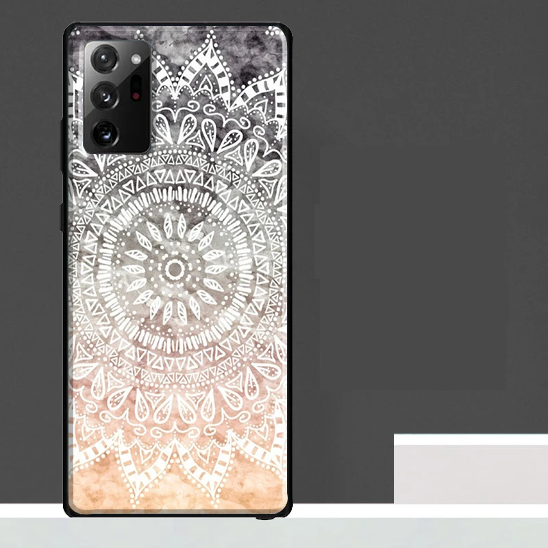 حافظة أنيقة بتصميم زهور ماندالا لهاتف سامسونج جالاكسي S25 Ultra S23 S22 S21 S24 Ultra S9 S10 S20 Plus S25 FE #4