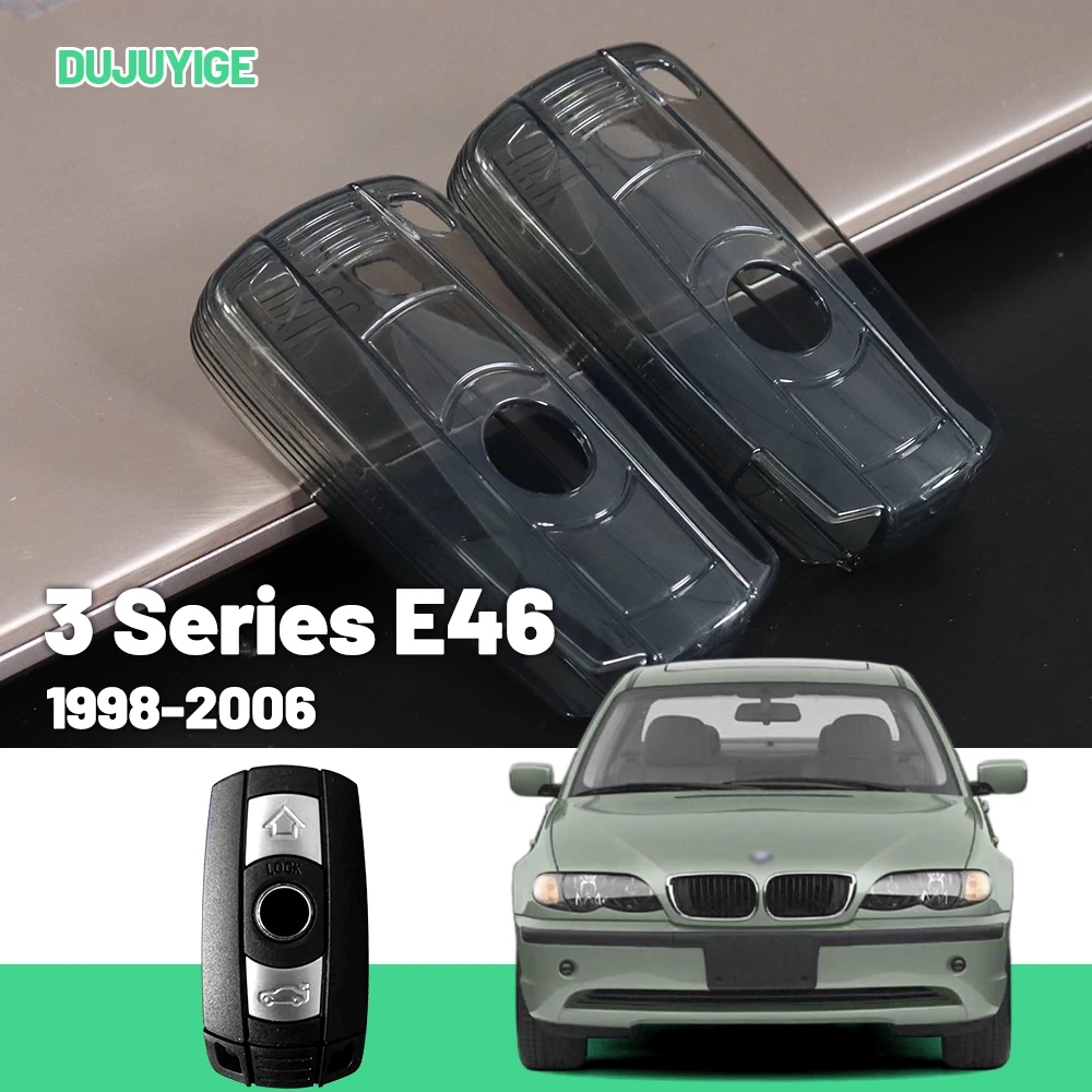

Clear TPU Car Key Case For BMW 3 Series E46 1998-2006 Key Fob Cover Protector Shell Auto Accessories 2000 2001 2002 2003 2004