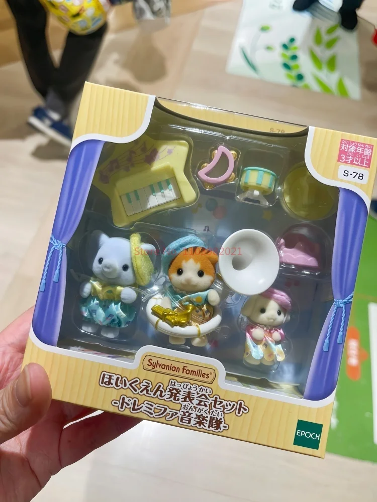 Sylvanian familien anime figur neue serie ternurines sylvanian family collection niedliche baby puppe zimmer verzierung geburtstags geschenk spielzeug