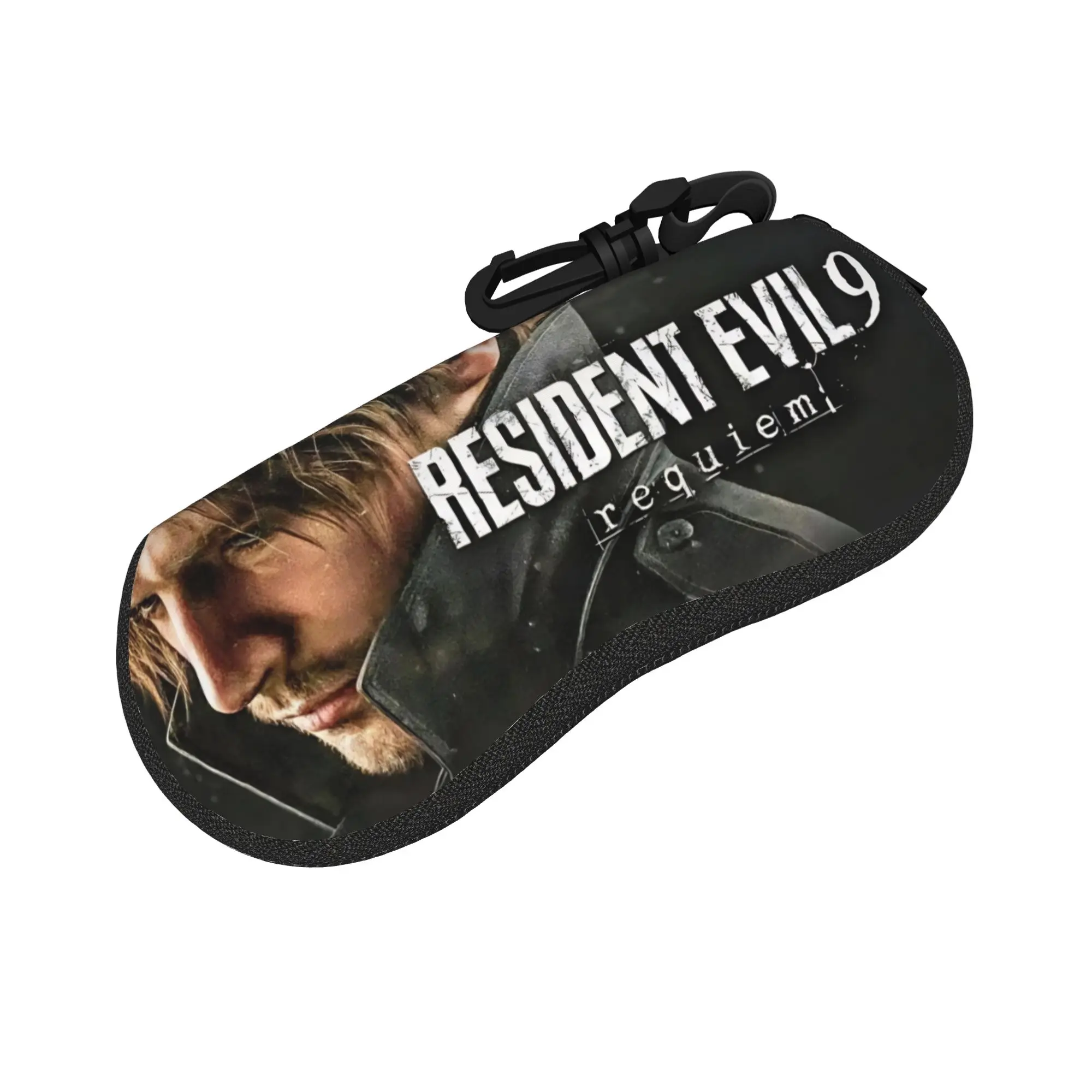 Residented Evil 9 Requiem Biohazard Game Glasses Case Girl Waterproof Box  Glasses Storage Box Print Sunglasses Box