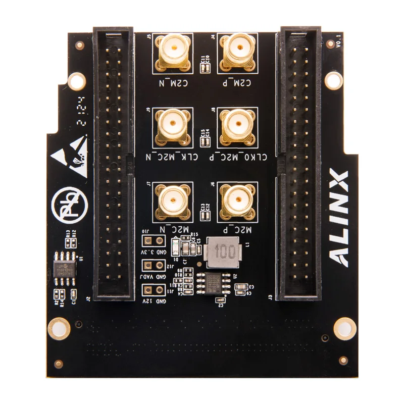 Imagem -05 - Alinx Fl1010: Fmc Lpc Interface para Portas de Expansão de 40 Pinos Adaptador Placa Fmc Filha Placa para Fpga Placa