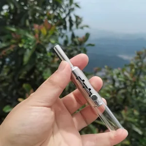 Metal Herb Dry Grass Tipes Smoking Tube 5 Engranaje Tubo de vidrio ajustable EDG SECO EDG Tubo de tabaco Accesorios de humo duradero 12 Mejor tubería de aceite de vidrio de ventas - №1