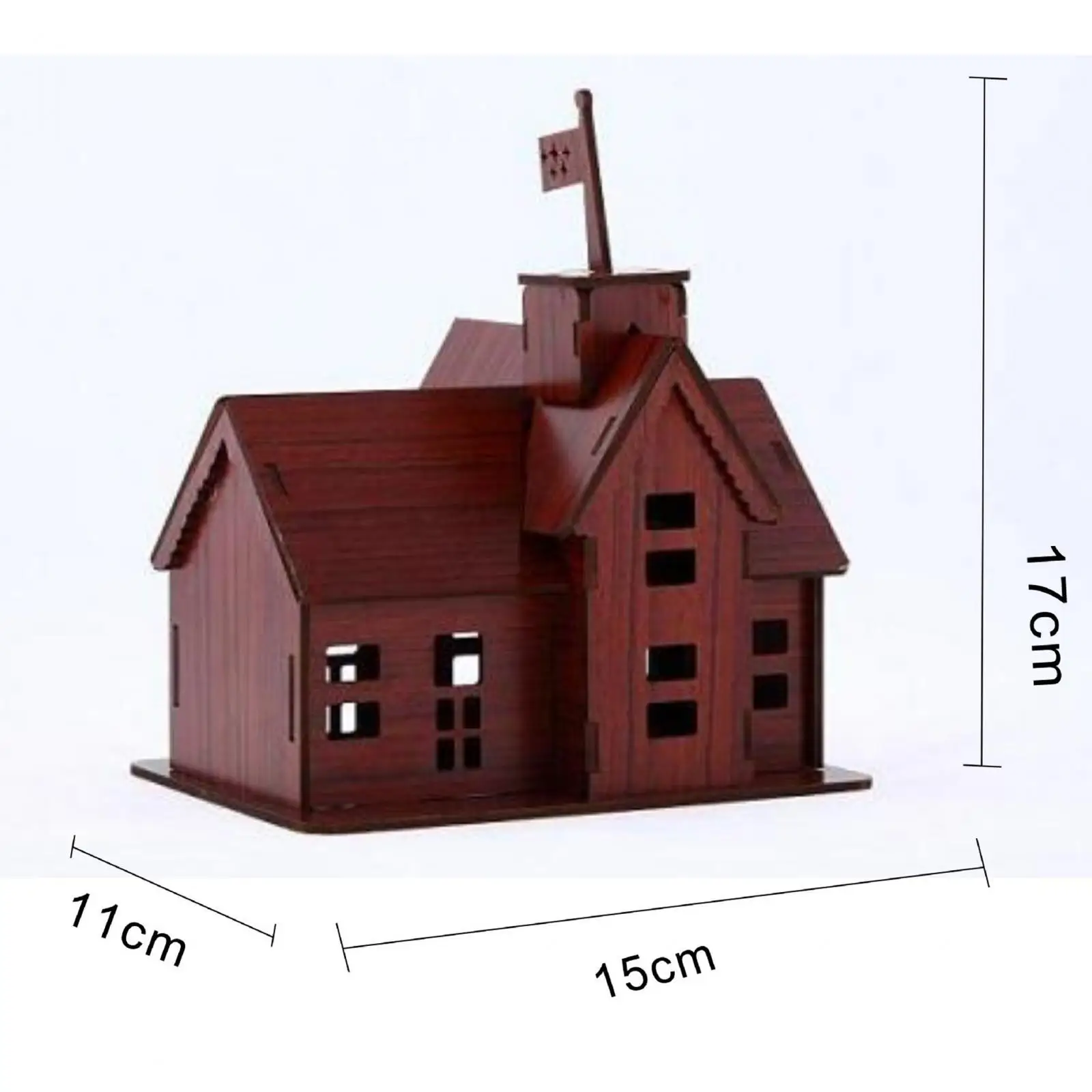 Puzzle 3D en Bois pour Décoration de Maison, Modèle de Maison au Beurre, Jouet de Construction pour Enfant et Adulte, Cadeau de Vacances