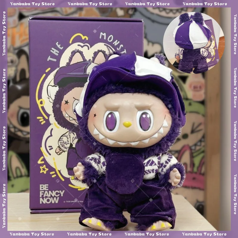 High Quality 1:1 Replica Anime Labubu Monster Series Fancy Purple Milan 38cm Fashion Week Vinyl Dolls Birthday Gift Ornament Toy