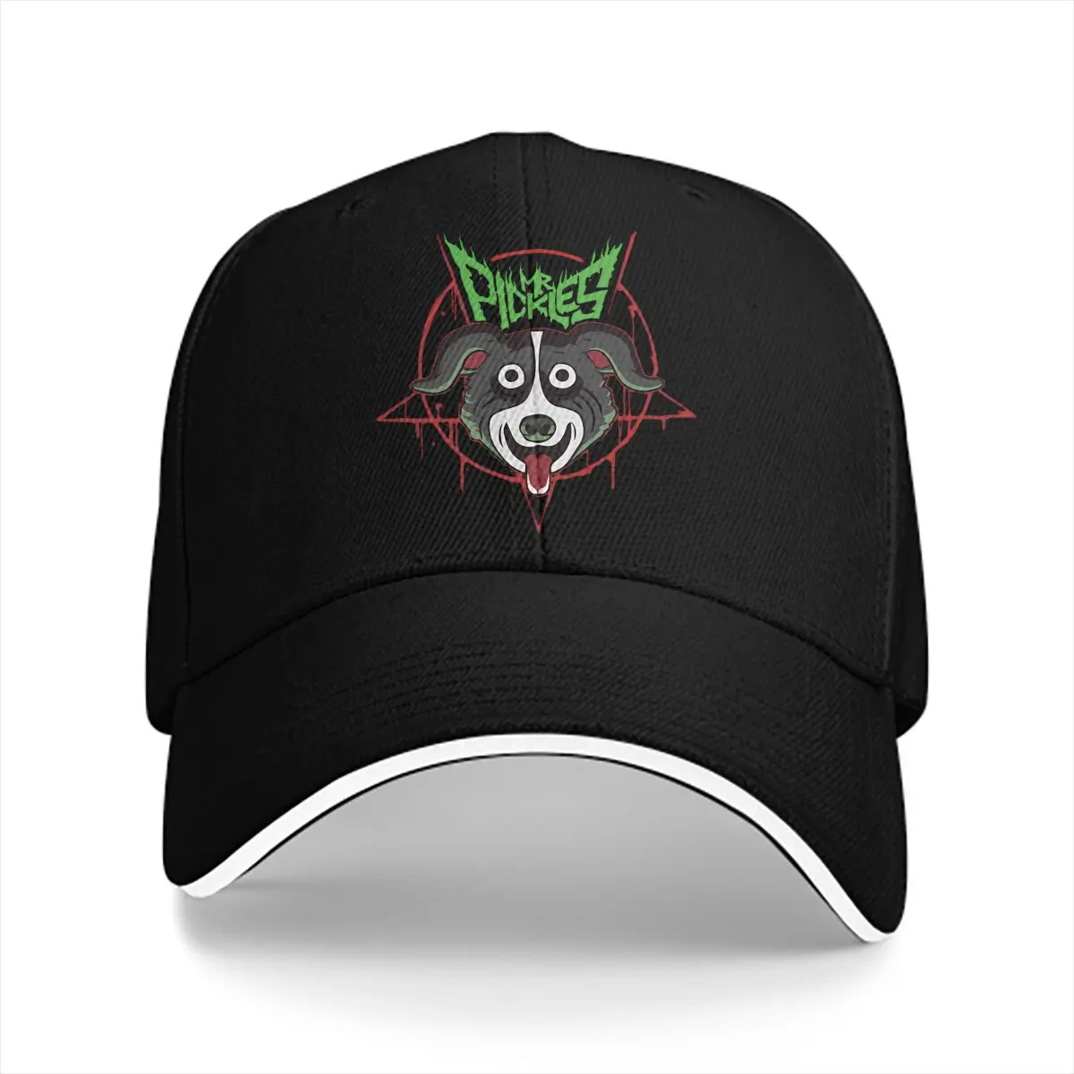 Pure Color Dad Hats Goth Men's Hat Sun Visor Baseball Caps Mr Pickles Peaked Cap