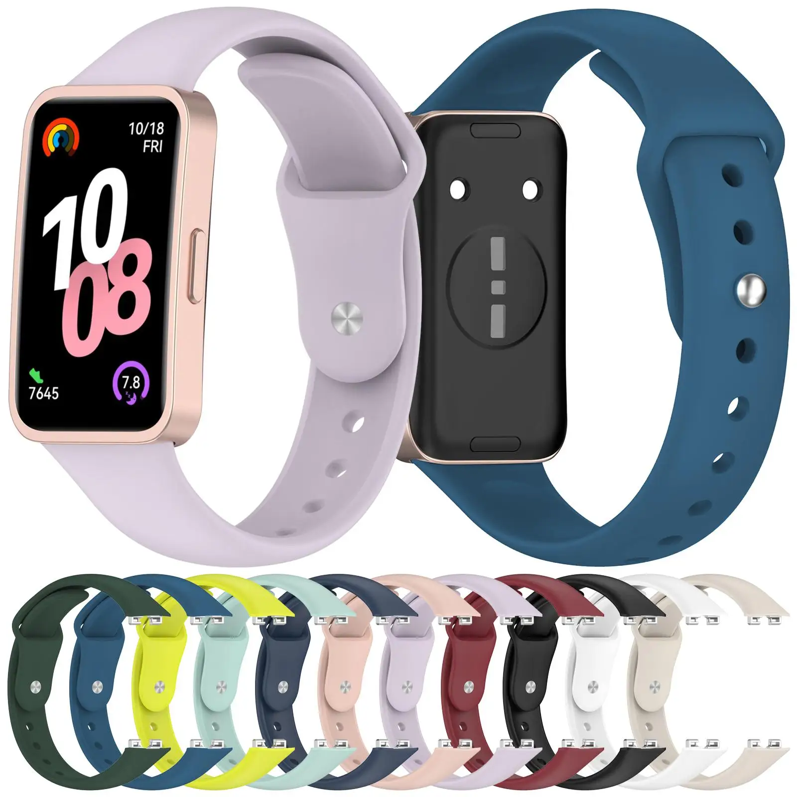 

Silicone Strap For Huawei Band 10 9 8 NFC Bracelet Sport Watch Wristband For Huawei Band 8 9 10 9NFC 10NFC
