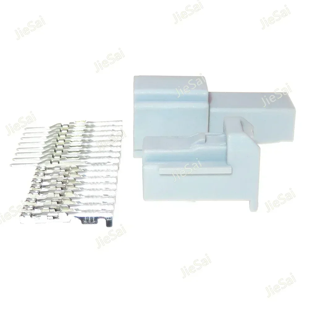 8 Pin 6098-6452 Miniature Unsealed Plastic Housing Socket Automotive Wire Cable Male Female Docking Connector