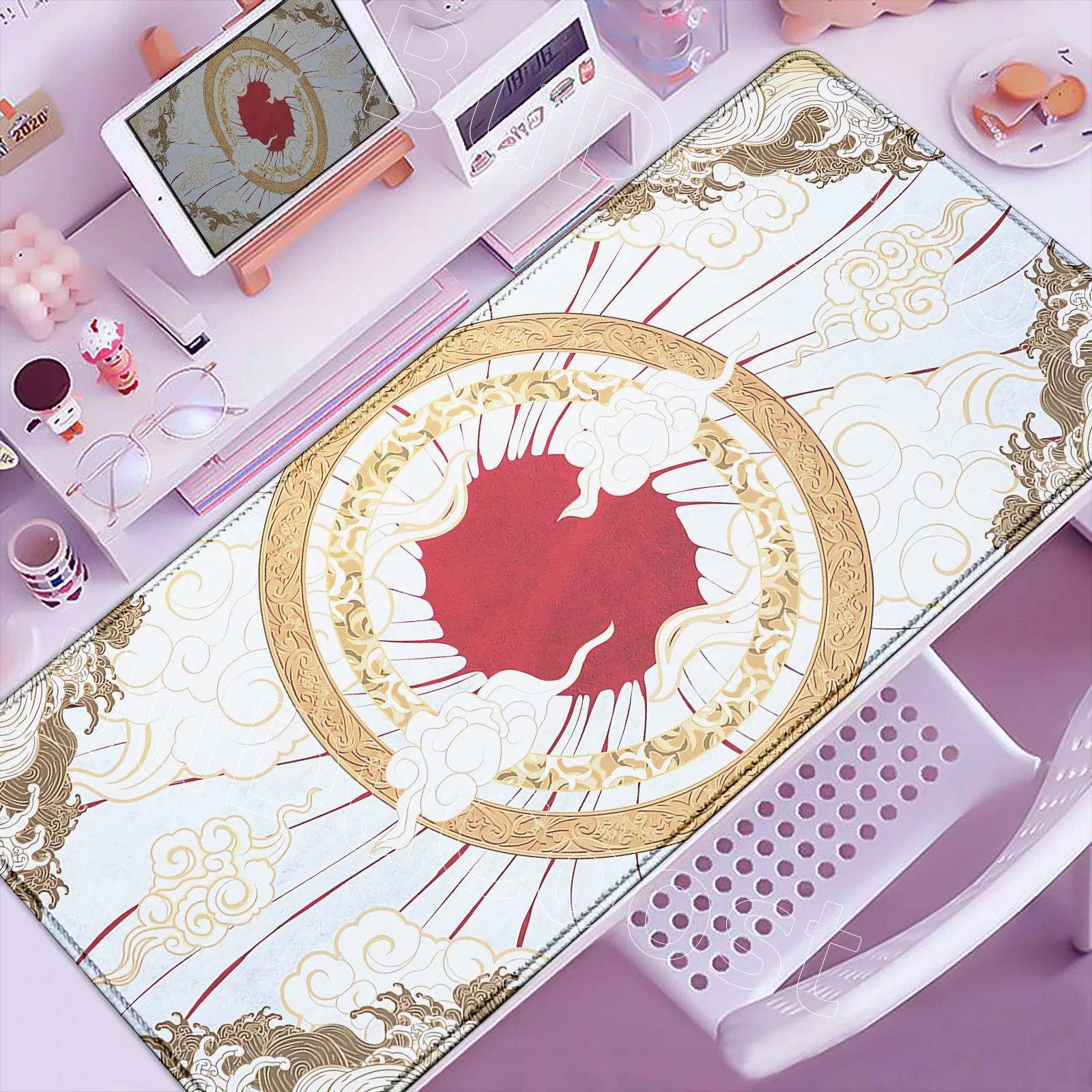 

Pretty Cloud Art Mouse Pad Gaming Non-slip Mousepad Gamer Desk Mat Mouse Pad Grande Large Keyboard Pads XXL 900x400mm Mouse Mat