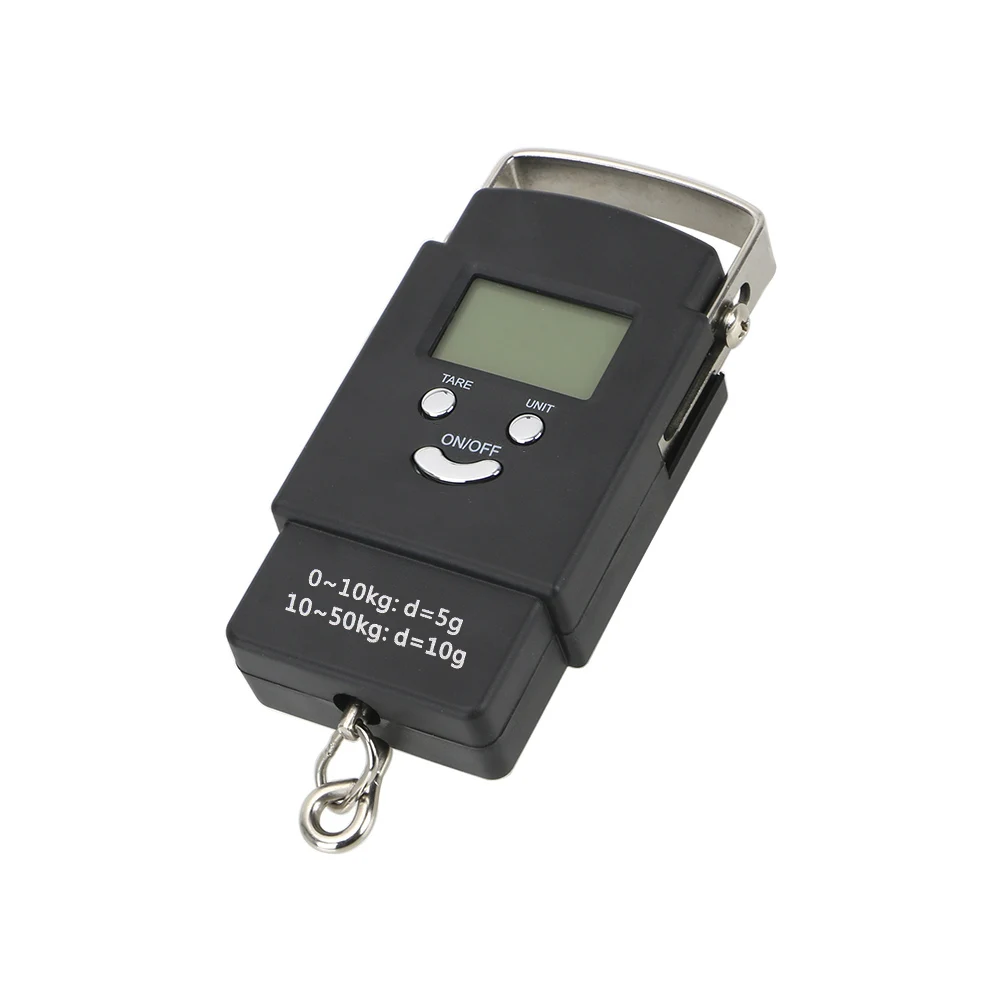 For Fishing Luggage Travel Home Tool LCD Electronic Scale 50Kg/110lb Portable Hanging Digital Weighing Scale