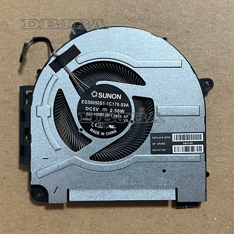 Laptop GPU Cooling Fan For HP Envy 17-CH0003CA 17M-CH 17M-CH0013DX TPN-W148 5V 2.5W