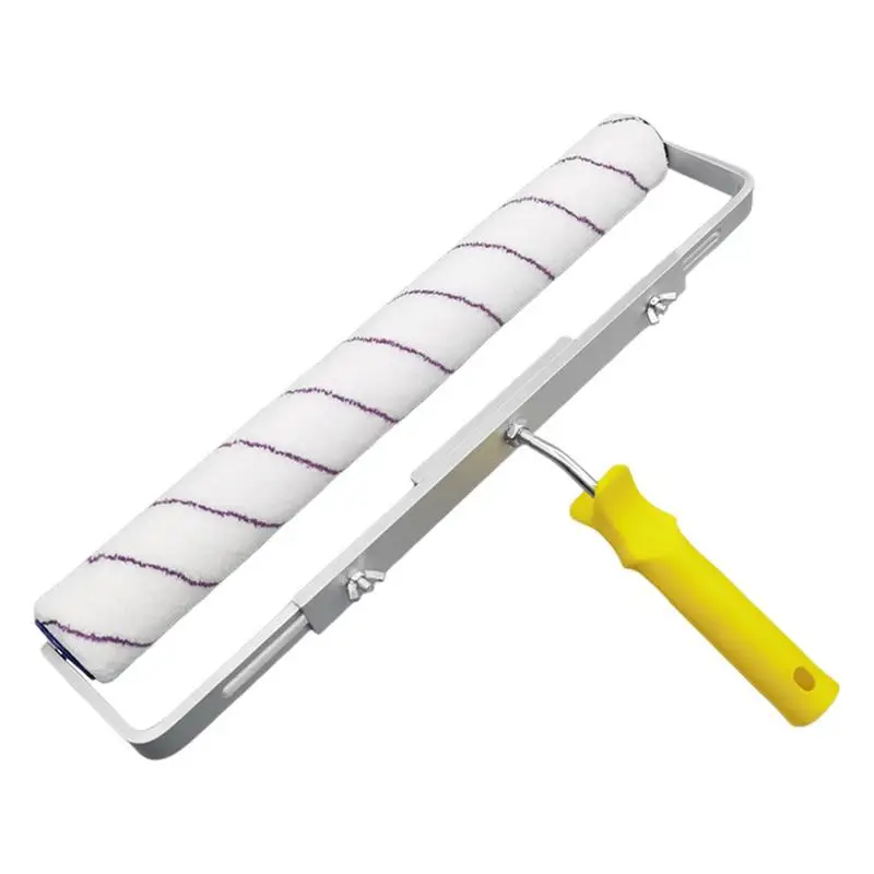 18 Inch Paint Roller Kit Solid Paint Roller Kit Seamless Ceiling Paint Roller Wide Lightweight Aluminium Alloy Floor Roller For