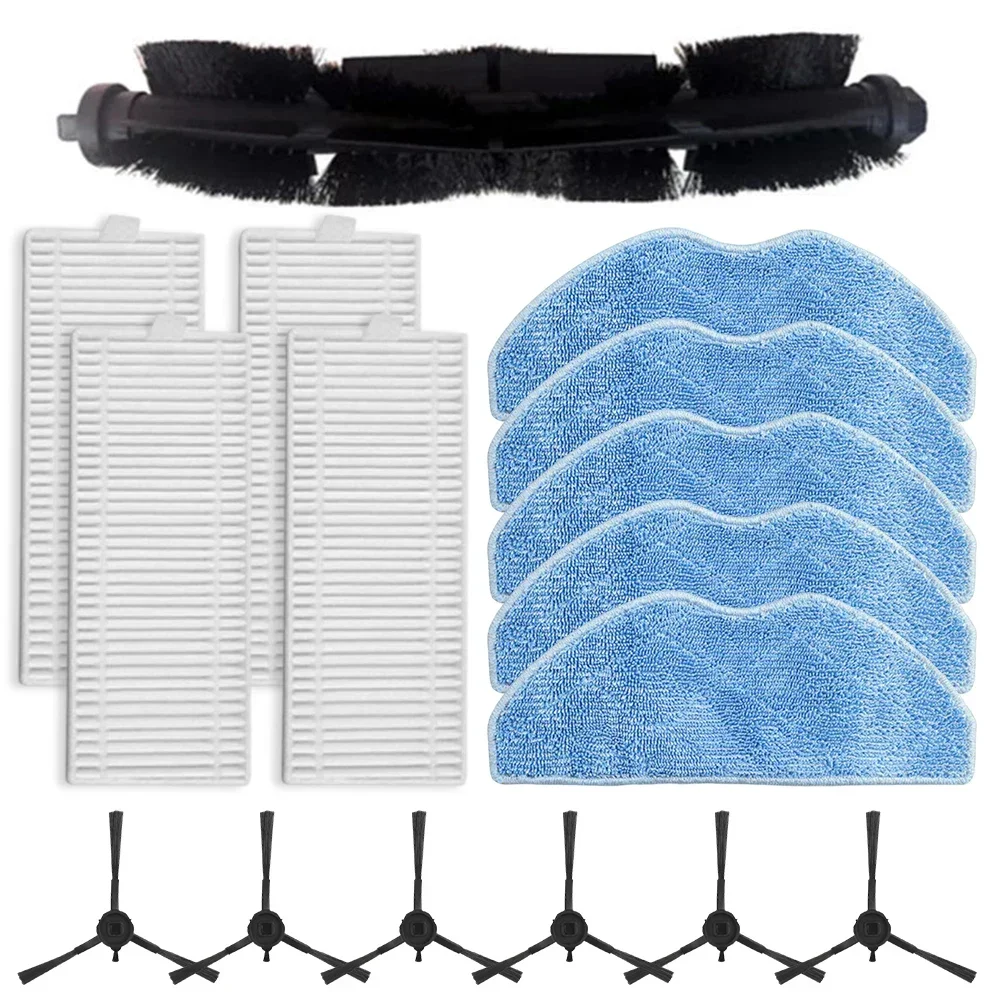 Main Brush Kits For Tefal For X-plorer Series 75 S+ RG8597W Robot Vacuum Cleaner Replacement Side Brushes Filters Mop Cloths