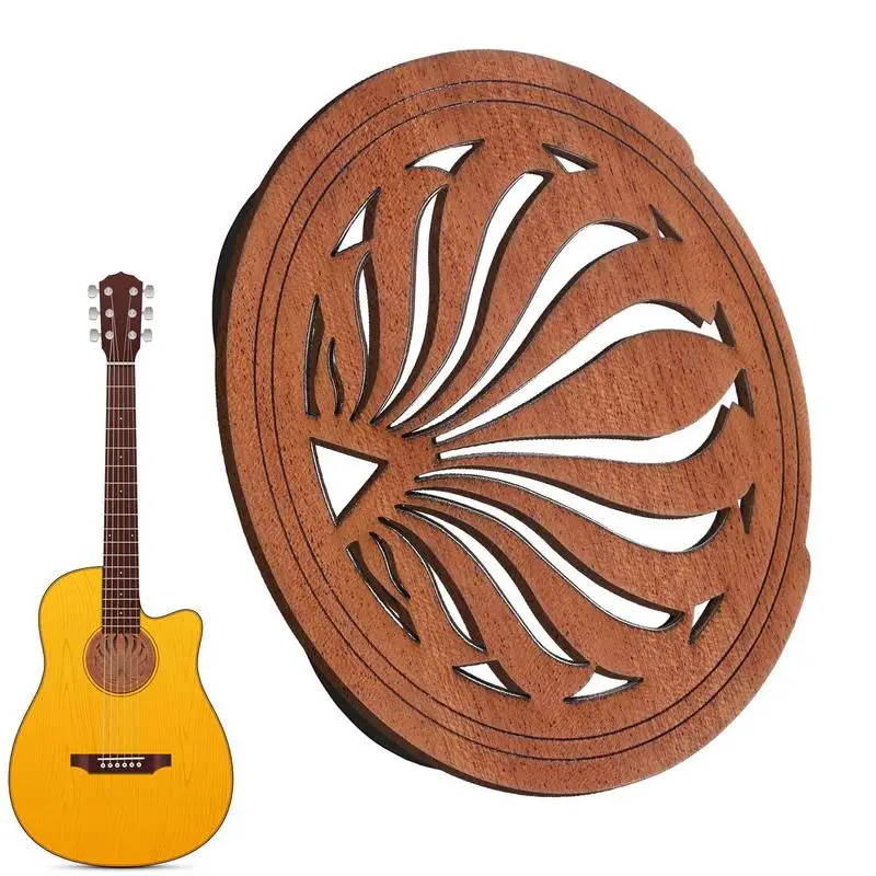 Guitar Soundhole Cover Decorative Guitar Parts Guitar Accessories Portable Soundhole Cover For Family Friends Colleagues