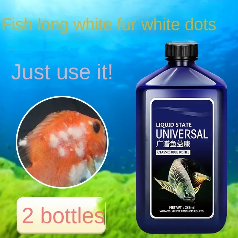 Fish Long White Hair White Spot Net White Spot Water Mildew Methylene Blue Aquarium Fish Ornamental Fish Special Nutrient