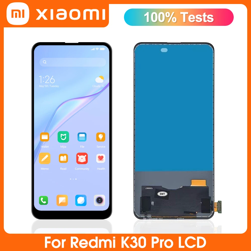 

100% Test Original For Xiaomi Poco F2 Pro LCD Display Touch Screen Digitizer Replacement Parts 6.67"For Xiaomi Redmi K30 Pro LCD