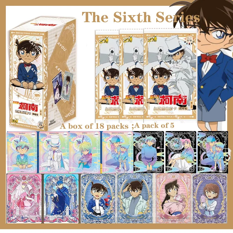 

Hot Anime Detective Conan New Insight Pack Series 6 13 Card Types with BP SC Rare Collection Reasoning Cards Exquisite Gift Toys