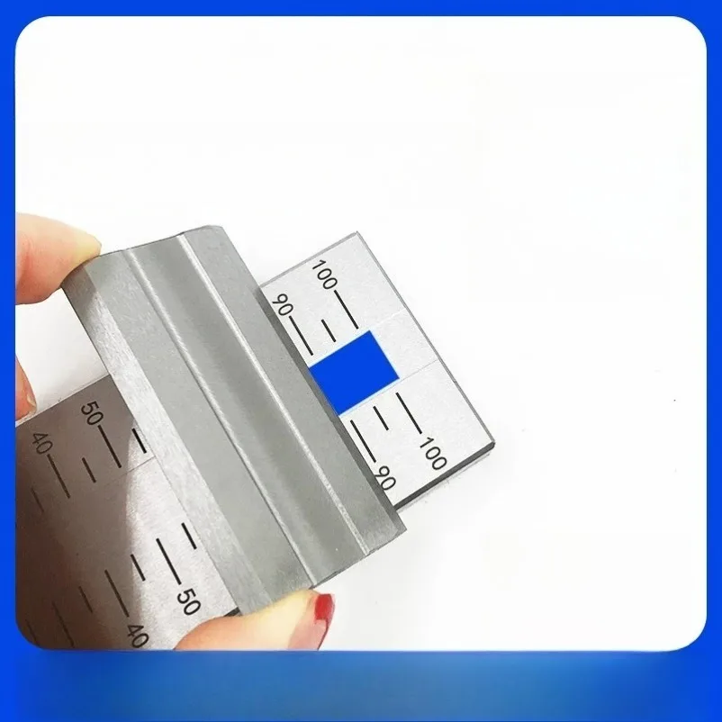 Scraper Fineness Meter QXD Single Slot Board Stainless Steel Paint Particles Finenesss Meter Paint Ink Fineness Test