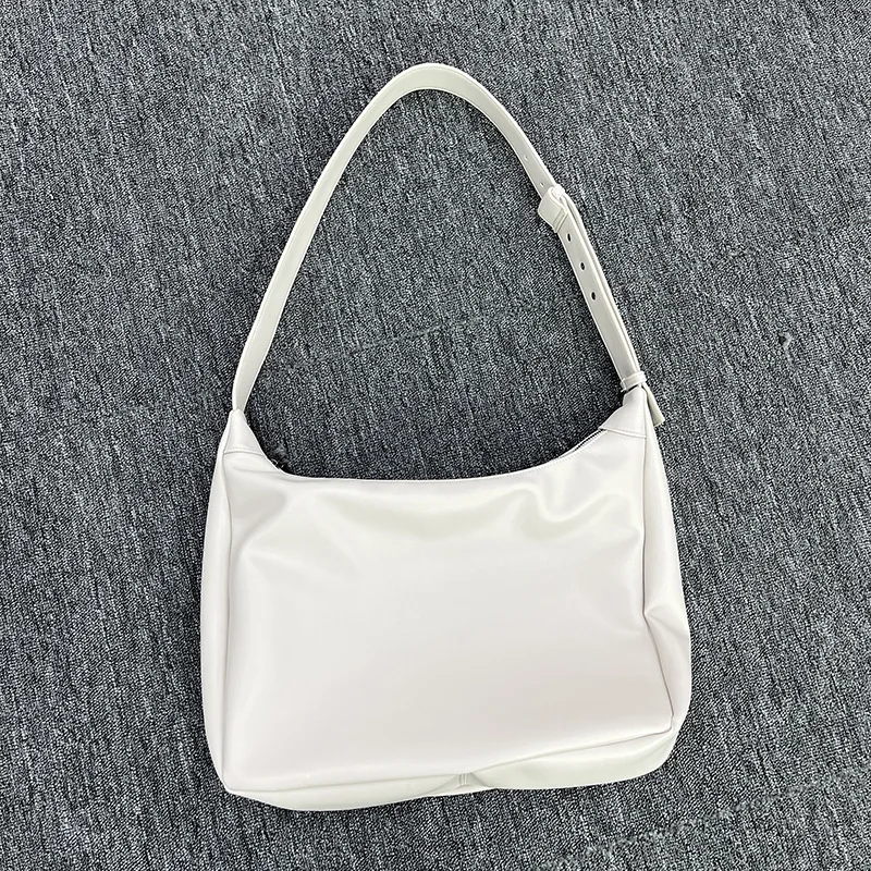 حقيبة كروس كورية - على الطراز الياباني للشباب - حقيبة كتف بسيطة للجنسين، جلد PU ناعم، خفيفة الوزن ومحمولة #6