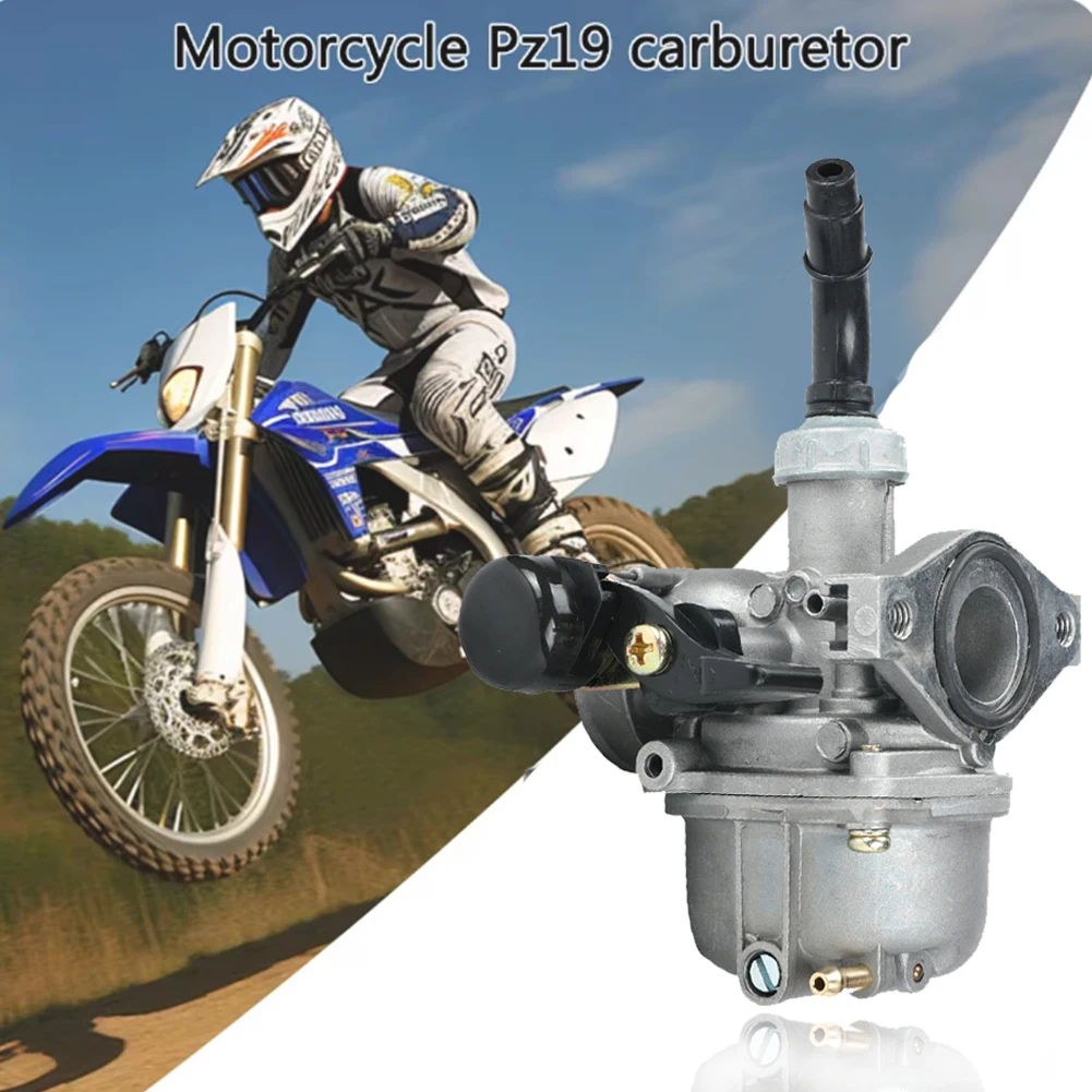 PZ19 Motorcycle Carb 19mm Hand Choke Carburetor For 50cc 70cc 90cc 110cc Off Road Motorcycle Dirt Pit Bike Quad ATV