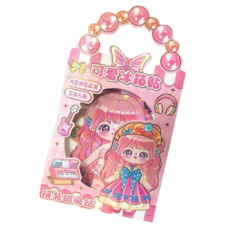 Princess Dress Up Stickers Princess Reusable Dress Up Stickers Fashion Activity Book Sticker Book Waterproof Multiple Outfit