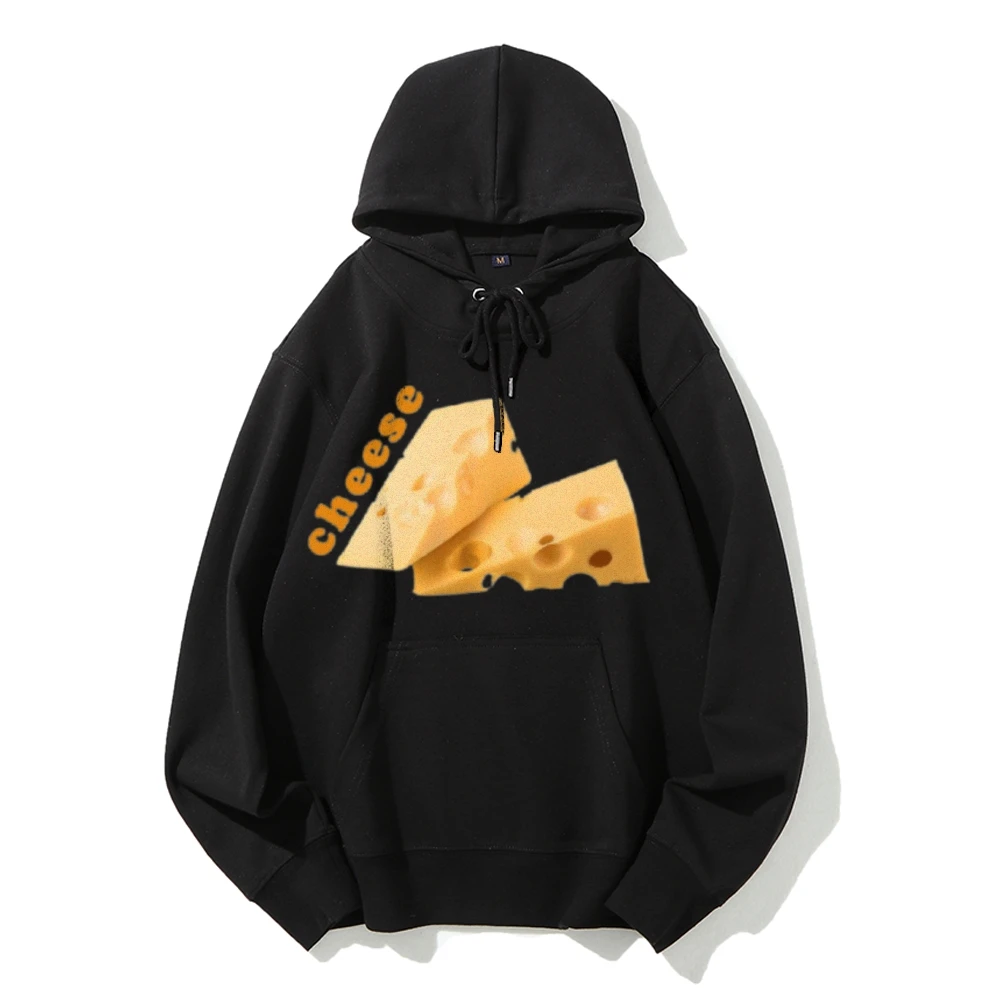 

Casual Hoodie Sweatshirt Y2K Graphic Hoodie Cheese Hoodie All Cotton High Quality Oversize Colorful Hoodie Swiss Fun Y2K Trend